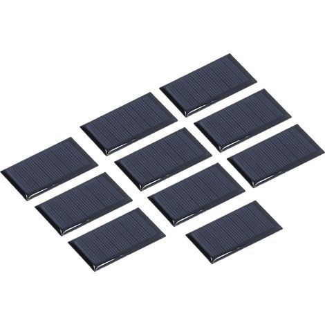 10 Stück kleine, wetterfeste Solarzellen, DIY-Solarmodul für Wissenschaftsprojekte, Spielzeugbeleuchtung, 0,15 W, 5 V (1/5)