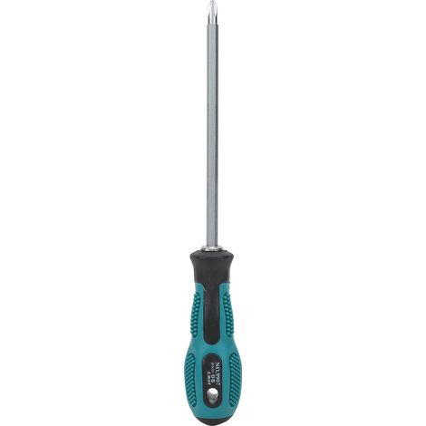 Tournevis double usage en acier au chrome-vanadium, tête cruciforme H6x150mm, outil manuel polyvalent (1/5)