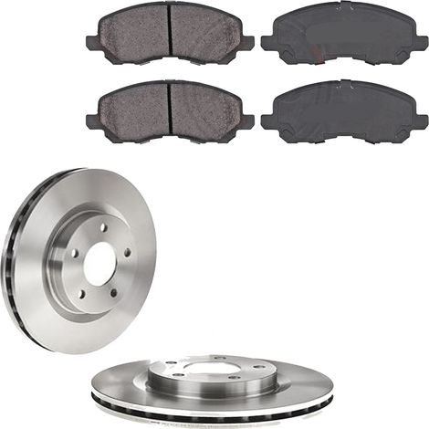 KIT FRENI ANTERIORI compatibile con DODGE CALIBER - DISCHI + PASTIGLIE OEM: FDB1621 / 17881 , 17987 /SOSTITUZIONE DIRETTA/BASSA POLVERE/SILENZIOSO (1/5)