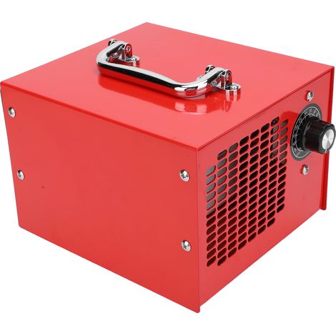 Générateur d'Ozone Portable Purificateur d'Air Puissant Rouge avec Minuterie Prise UE 220V 5g/h (1/5)