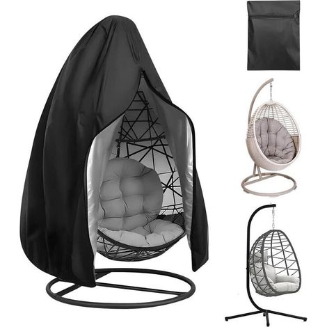 Bezug für Hängesessel 190 x 115 cm – Wasserdichtes 210D Oxford-Gewebe – Wetterfester Schutz – Verstellbarer Kordelzug (1/5)