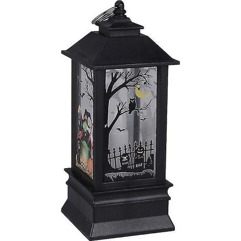 1 lanterne bougie d'Halloween pour décorations d'Halloween (1/3)