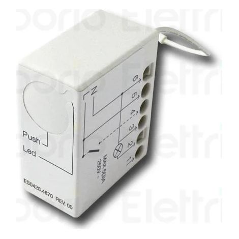 nice tag émetteur à encastrer avec alimentation par batterie ttxb4 (1/2)