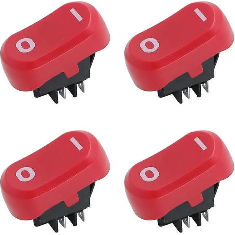 Lot de 4 interrupteurs de rechange pour aspirateur : interrupteur d'alimentation du moteur et accessoires pour aspirateur.