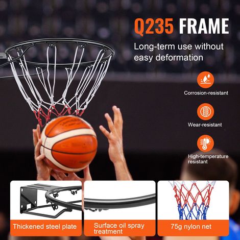 Panier de Basket Diamètre Extérieur 485 mm Cerceau de (1/5)