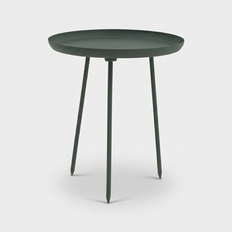 Tavolino da salotto in metallo verde design moderno Nisro (1/5)