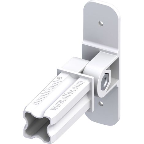 alfer Flansch-Verbinder 23,5 mm weiß Kunststoff Verbinder Steckverbinder (1/2)
