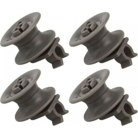 4pcs Roulettes Supérieures pour Égouttoir à Vaisselle 4581DD3002A Compatible avec LG LDF6920BB LDF6920ST Pièces de Rechange pour Lave-vaisselle (1/4)