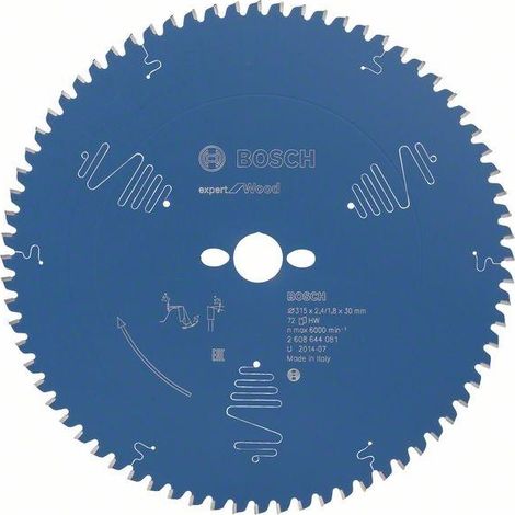 Bosch Expert lama per sega circolare 315 mm 72 denti (1/2)