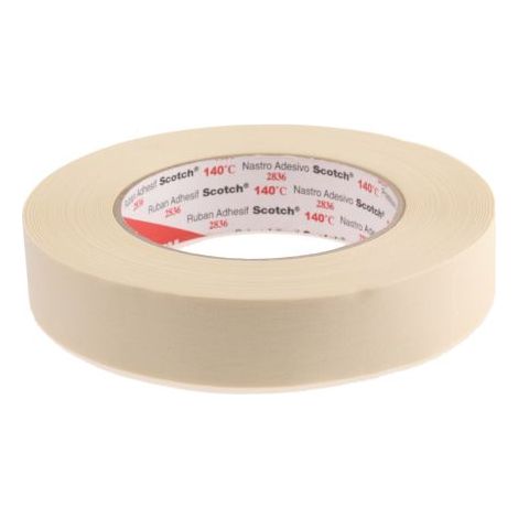 Ruban de masquage Papier 3M SCOTCH 401E, 24mm x 50m, Marron ( Prix pour 1 )