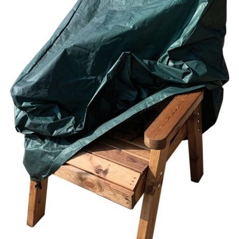 Charles Taylor Deluxe 1 Seater Chair Seat Outdoor Furniture Fitted Cover Green
