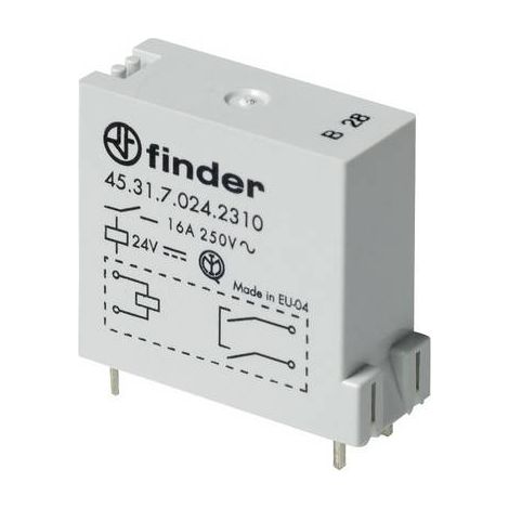 Finder 45.31.7.012.0310 Relais pour circuits imprimés 12 V/DC 16 A 1 NO (T) 1 pc(s) Y527733 (1/2)