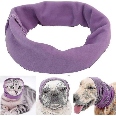 Protectores auditivos silenciosos para perros, orejeras relajantes para perros y gatos - Capucha para aliviar la ansiedad y mantenerlos abrigados. (1/4)
