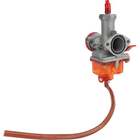 Carburateur métallique de 27 mm de remplacement pour motos tout-terrain, karts et quads WY125 CG150 125cc, 150cc et 175cc (orange). (1/5)
