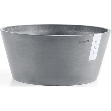 Ecopots Frankfurt 30 Blumentopf - L 30,6 cm x H 15,6 cm - Innen- und Außenbereich