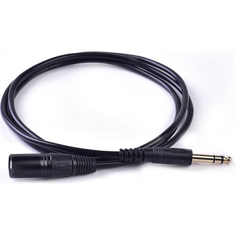 Dual-channel 6.35 mm male to XLR adjustment cable, microphone cable, audio cable, speaker cable, speaker cable, XLR (1/5)