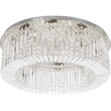 Plafoniera glamour cromata cristallo 10xE14 Candellux (1/5)