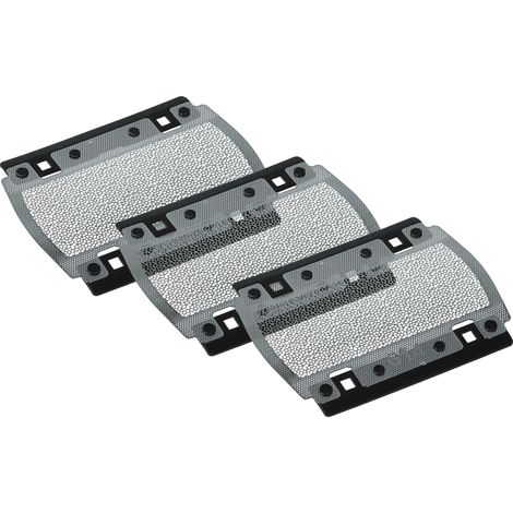 vhbw 3x Scherblatt Ersatz für Braun 614, 615 für Rasierer Schwarz Silber