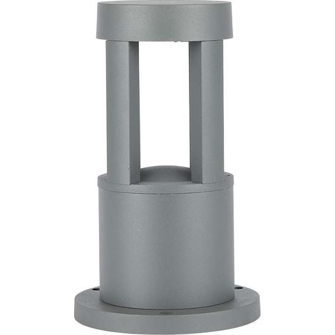 V-TAC LED Gartenleuchte Bodeneinbauleuchte COB LED 10W Grau h:25cm Kaltweiß IP65