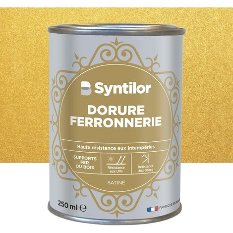 Vernice per esterni per elementi in ferro, SYNTILOR oro satinato, 250 ml SYNTILOR (1/4)