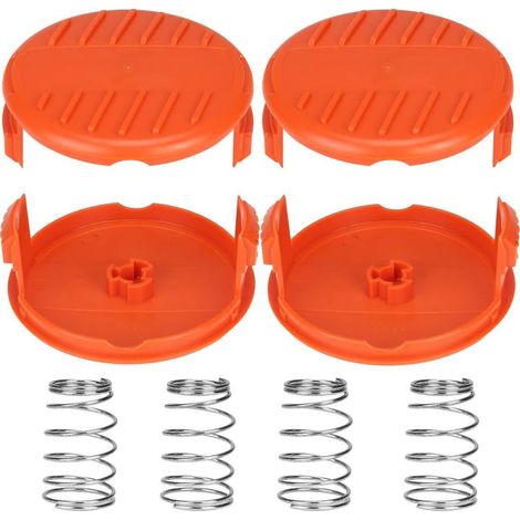 Passend für Spulenkappen A6481, A6485 und RC-100-P für Black & Decker GL280, GL301, GL425, GL430, GL545, GL555, GLC13, STC1820, ST1823, GLC1825L und GLC3000. Ersatz-Spulenabdeckung (4 Stück). (1/5)
