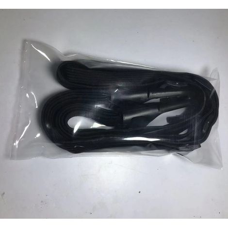 Sangle élastique rétractable noire stable pour casque de moto, 90 cm / 35,43 pouces (1/5)