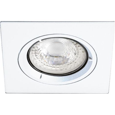 SPEED 50 C 230 - Encastré GU10, carré, fixe, blanc, Lpe non incl. (1/5)