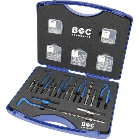 Set di riparazione filetti craft thread repair tap set 130 pezzi