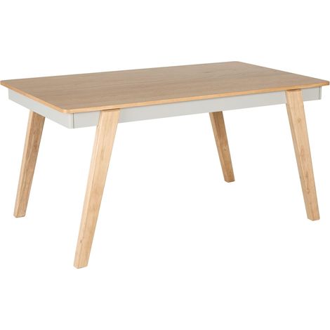 Dining Table PHOLA Light Oak 150 cm 90 cm