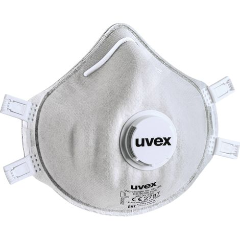 uvex uvex silv-Air class.2320 8762320 Masque anti poussières fines avec valve FFP3 15 pc(s) EN 149:2001 + A1:2009 DIN 1