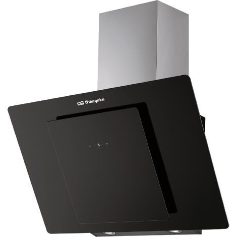 Orbegozo Campana decorativa cristal DS 75190 N, 3 niveles de potencia, 1 filtro de aluminio desmontable, 210 W (1/5)
