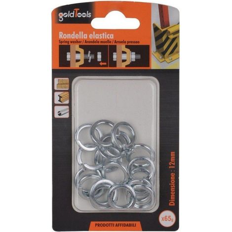 Kaela - Set Confezione 65 Gr. Rondelle Elastiche In Acciaio Rondella Diametro 12mm 90838 - (1/2)