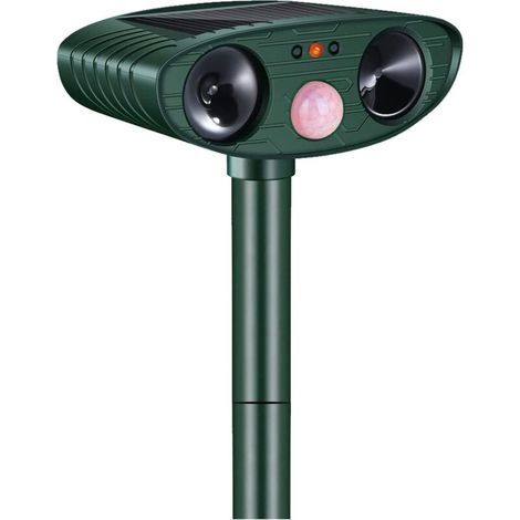 Repulsif Chat Exterieur, Repulsif Chat Solaire, Répulsif Chat Ultrason, Répulsif Ultrason Anti Rongeurs avec Détecteur de Mouvement Étanche Répulsif Chat pour Anti Chats Chiens Souris Ratons (1/4)