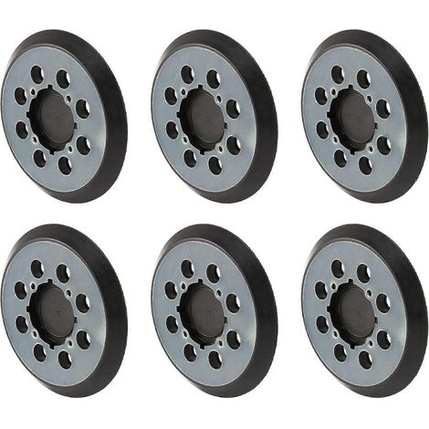 Plateau de ponçage de rechange auto-agrippant 6 x 5 pouces pour ponceuse à rainures aléatoires DeWalt-Fit DWE6421/6421K, DWE6423/6423K, DCW210B (1/5)
