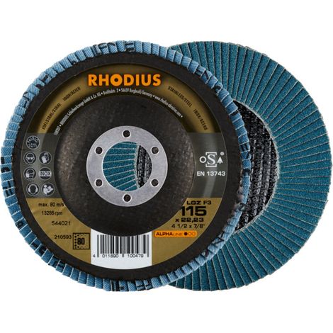Disque à lamelle Rhodius LGZ F3 10 pièces