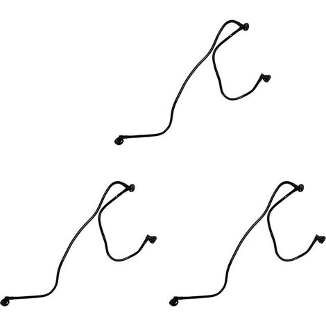 Geeignet für 3X A2465010325 2465010325 Auspuffrohr Kesseltyp Hilfsrohr, geeignet für CLA 180 220 250 W176 Klasse.
