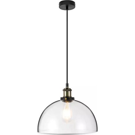 V-TAC Vintage LED-Glas-Kronleuchter, E27-Lampenfassung (max. 60 W), D200 mm