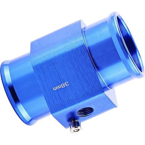 Raccord universel en métal pour tuyau de capteur de température de liquide de refroidissement automobile, bleu 38 mm (1/5)