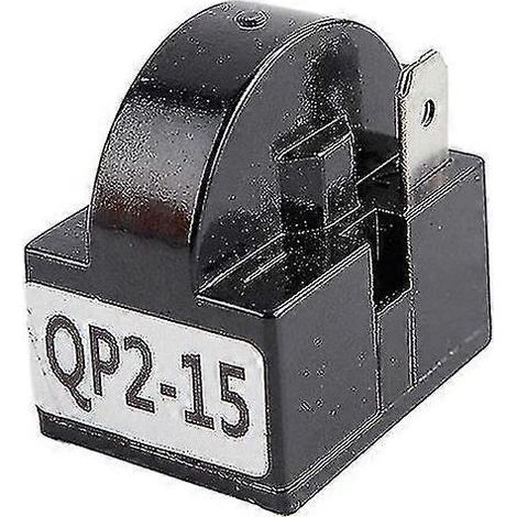Relais de protection thermique de démarrage PTC pour réfrigérateur/congélateur QP2-12/15/22/33 (1/4)