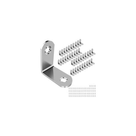 40 Montagehalterungen 30x30 mm (1/4)