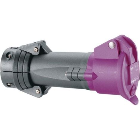 Prise mobile Hypra IP44 TBT 16A - 20V à 25V - 2P - plastique - LEGRAND