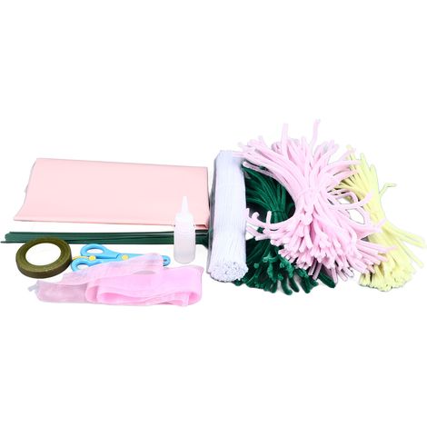 DIY-Set für Chenille-Stiele: Innovatives, handgefertigtes Lilien-Set aus Pfeifenreinigern – ideal als Hochzeitsgeschenk oder Weihnachtsdekoration. (1/5)