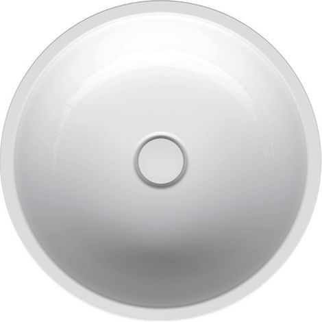 Lavabo empotrado BetteBalance, redondo, 435x435x123mm, con