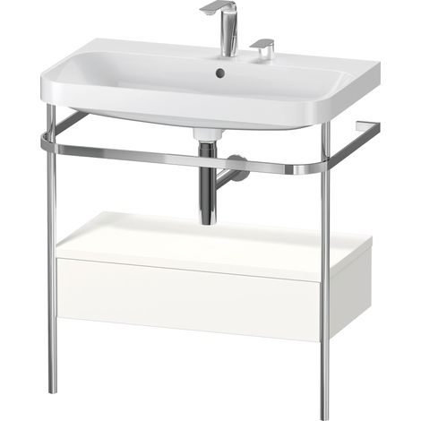 Set c-bonded Duravit Happy D.2 Plus con consola metálica y cajón,