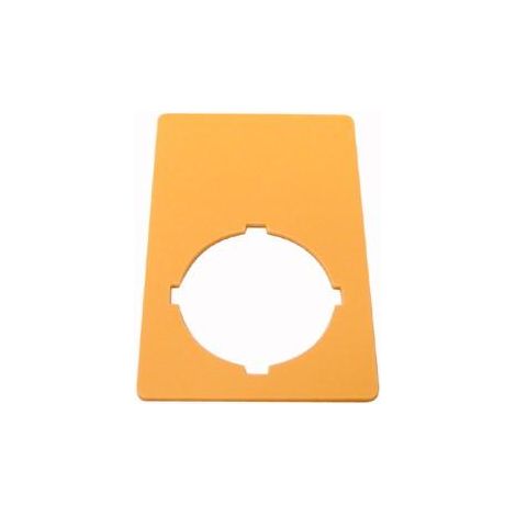 Étiquette arrêt d'urgence jaune HxL 50x33mm inscription possible 000216479 EATON M22-XZK-
