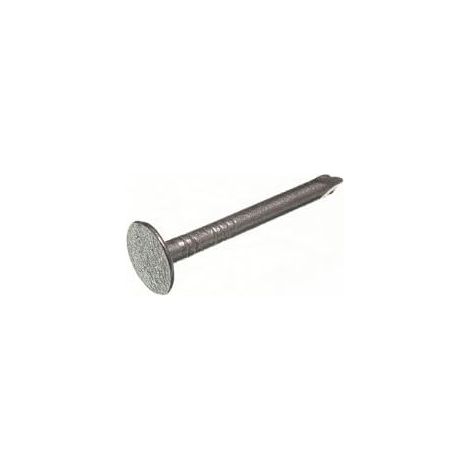 Lot de 1000 clous en acier galvanisé plaqué zinc résistant aux intempéries 30 mm (1/2)