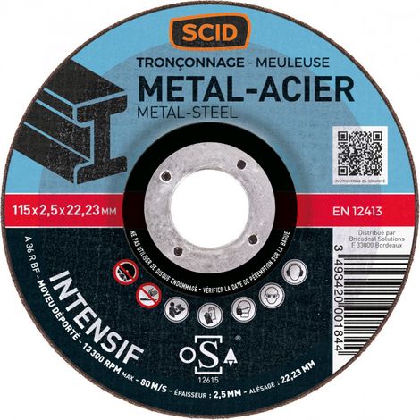 Trennscheibe für häufigen Gebrauch Metalle ø (mm) 115