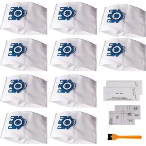 Lot de 15 sacs aspirateur compatibles Miele GN AirClean 3D Classic C1 / Complete C1-C3 / S2-S8 (1/5)
