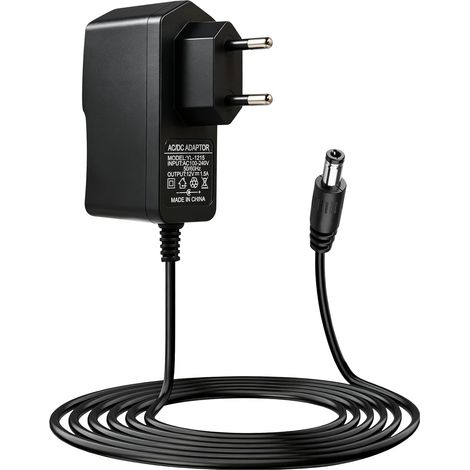 12V 1,5A Adaptateur Secteur, Transformateur Universel AC 100-240V Alimentation 18W EU 5,5x2,5mm pour TV Box, Bandes LED, Routeur, Caméra CCTV, WiFi, Haut-parleurs, Écrans et appareils 12V (1/5)