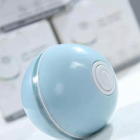 1pc Jouets pour chat d'intérieur, boules de chat interactives et jouets pour chat à lumière LED-bleu (1/4)